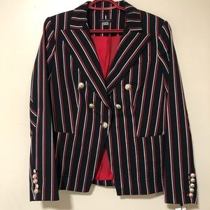 Tommy Hilfiger Pinstripe Navy Blue Jacket Blazer
